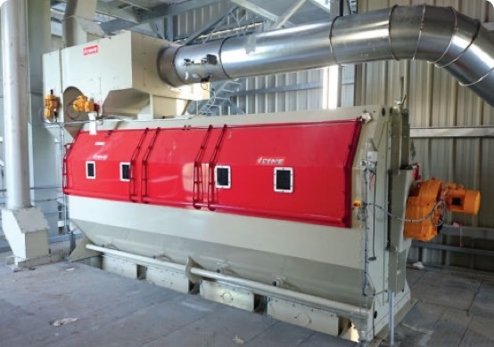 Rotary drum cleaners